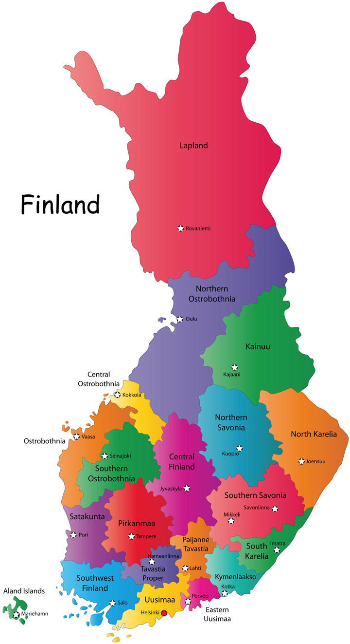 finland map